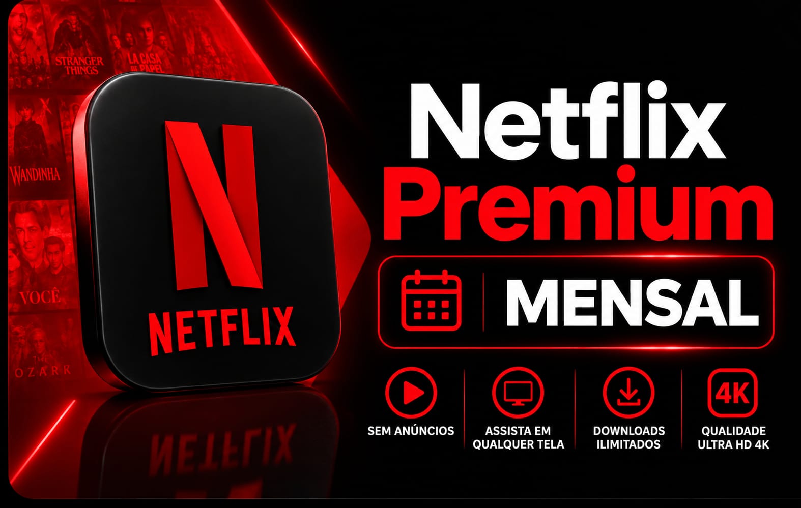 Netflix — plano mensal