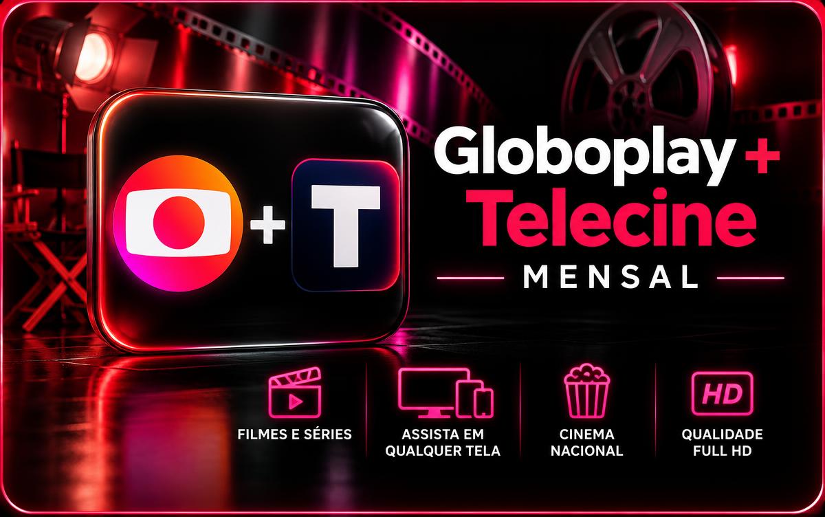 Globo + Telecine — plano mensal